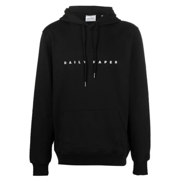 Daily Paper Elias Black Hoodie for Men